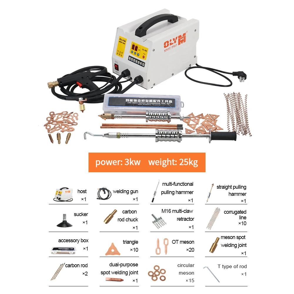 Spot Welder Machine Car Repair Equipment Welding Machine Auto Body Puller Dent Removal Machine