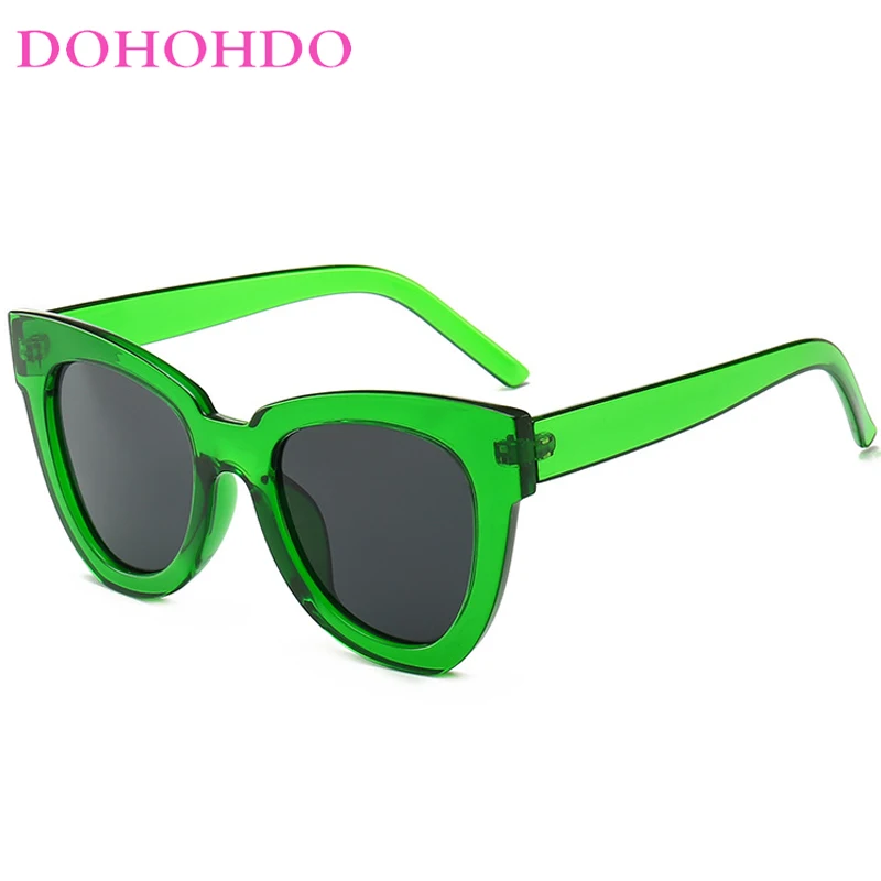 

DOHOHDO Fashion Oversized Cat Eye Sunglasses Women Luxury Brand Designer Vintage Sun Glasses Male Eyeglasses Gafas De Sol UV400