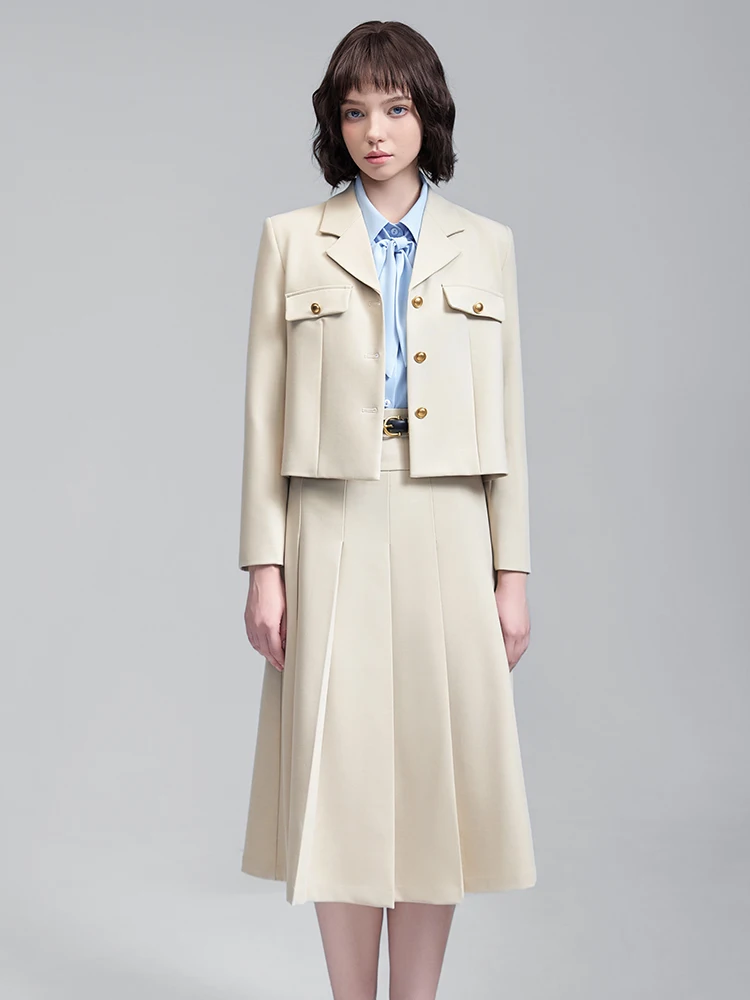 

Women Formal Skirt Suit Ladies Female Work Wear Two Piece Blazer Set