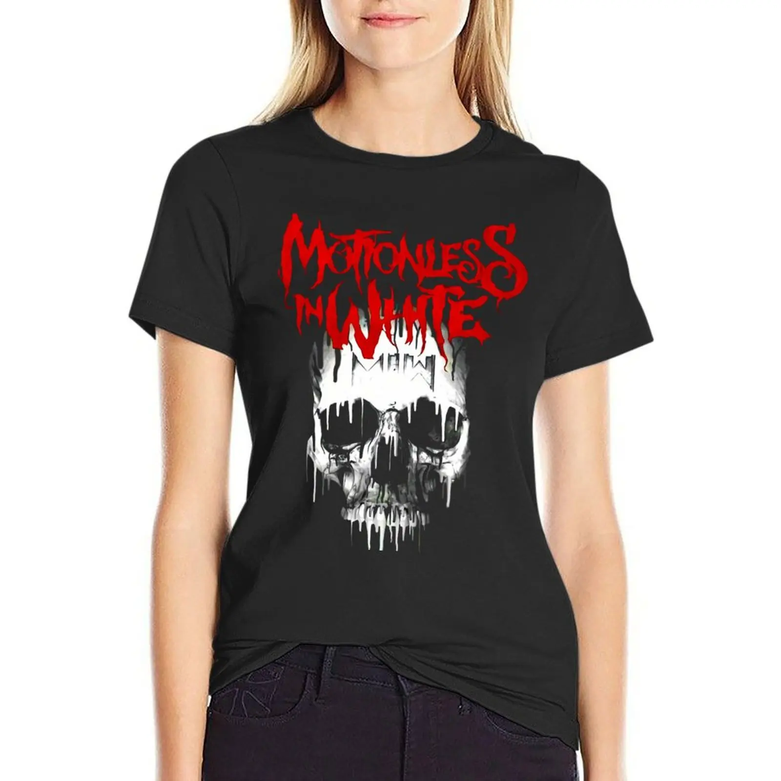

Motionless Best Selling Music Band Gift Men T-Shirt anime clothes animal print graphics customizeds tight shirts for Women
