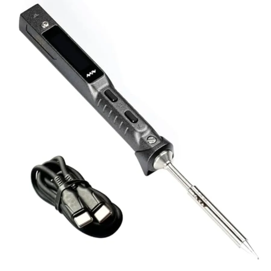 

Original TS101 Upgraded from TS100 Type C PD DC Programmable 50-400℃ Temperature Adjustable Pocket-size Portable Soldering Iron