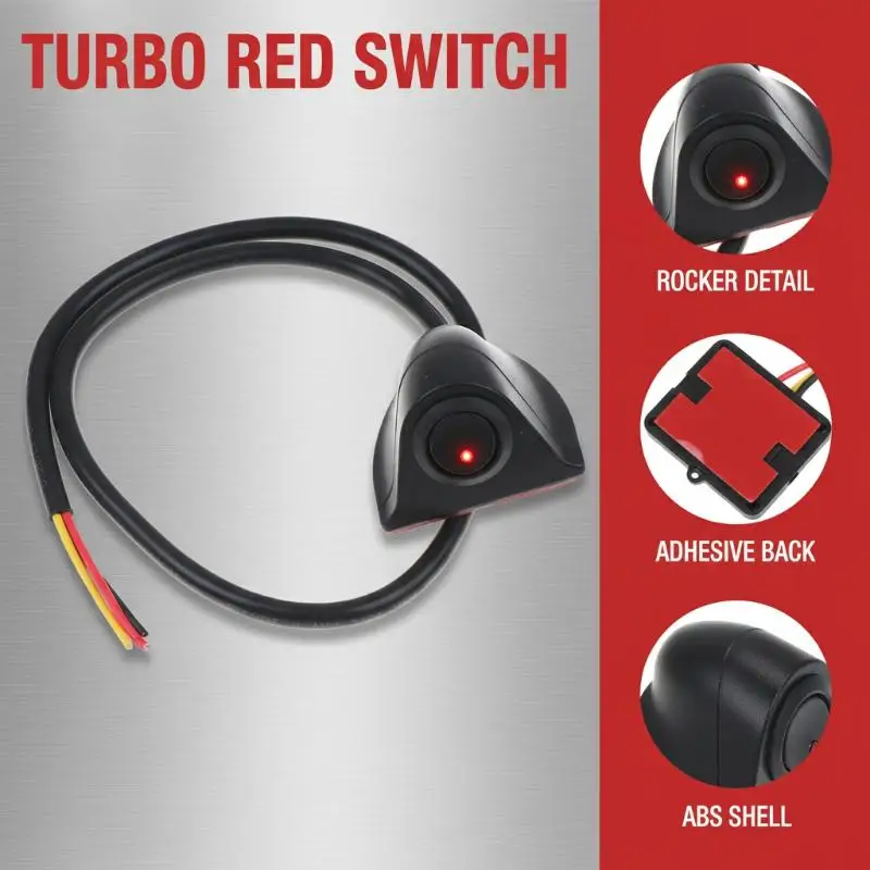 DC12V Touch Switch Cable Surface Mount Innovative Paste Type On Off Switch for DIY Car Interior Lighting Customization