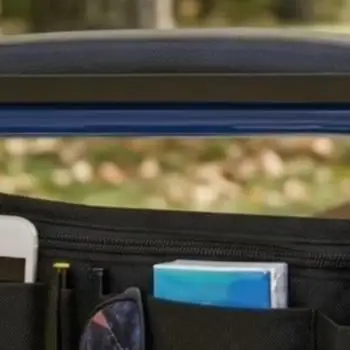 Wheelchair Side Storage Bag Wheelchair Bag Wheelchair Side Bag Reinforced Double Stitching Secure Cup Compartment