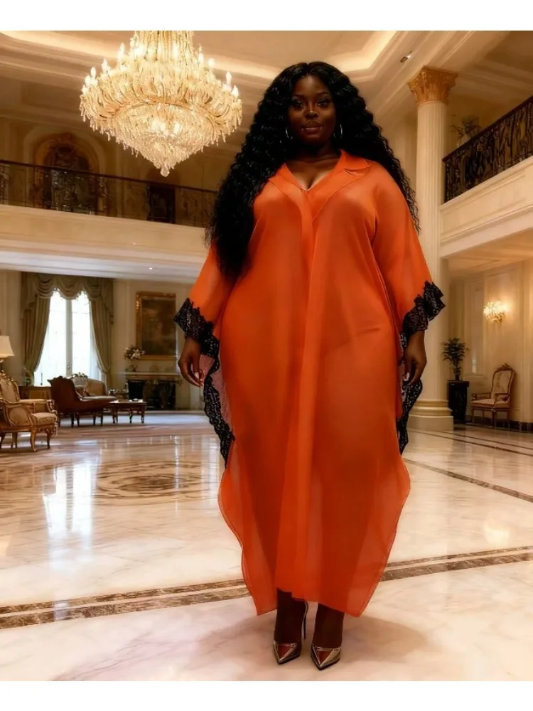 

Вечернее платье женское Дашики мусульманская мода Абая африканский халат мароккан роскошный Дубай кафтан плюс размер - элегантная африканская одежда