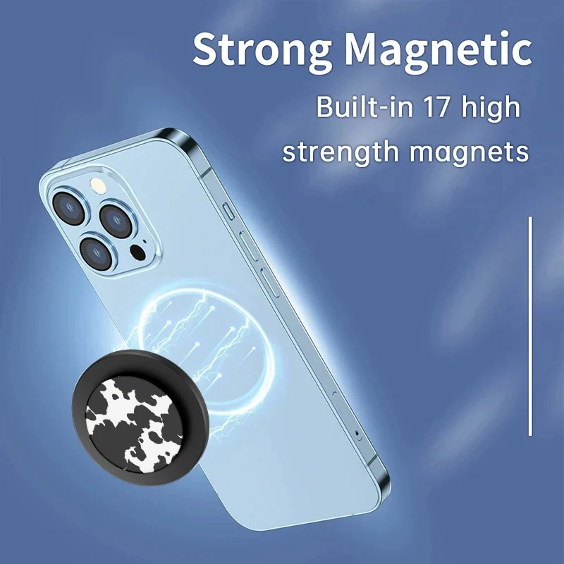 Popped Magnetic Expanding Stand Grip Socket Stand Mount Finger Ring Holder For IPhone 15 14 13 Pro Max Phone Accessories