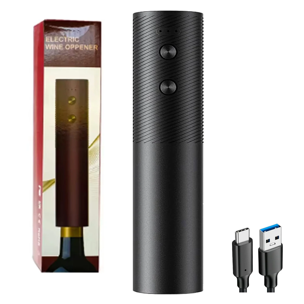 

Electric Wine Bottle Opener Best Automatic Easy Red Wine Corkscrew Sommelier and Waiter's Corkscrew USB charger Wine Tools