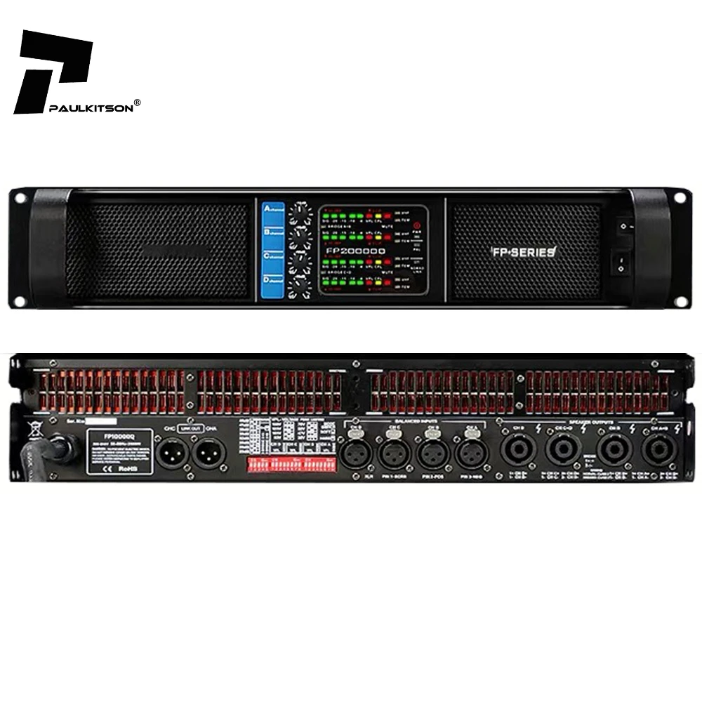 

FP20000q Class Td Pro Audio Power Amplifier Professional 20000wl Sound Equipment/Amplifiers/Speaker 4 Channel Audio Amplifier