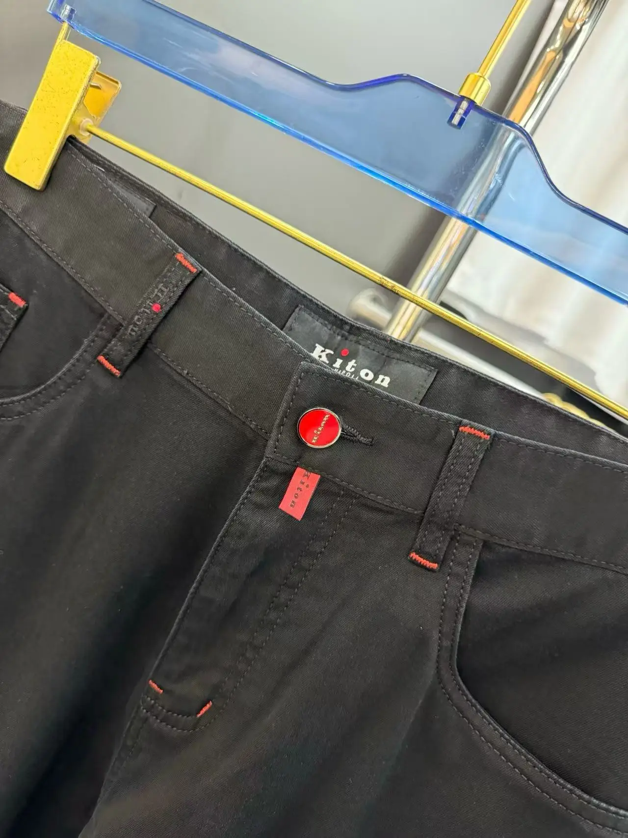 Kiton Men's Clothing 2025 Spring and Summer New Men's Fashion Casual Versatile Straight Jeans