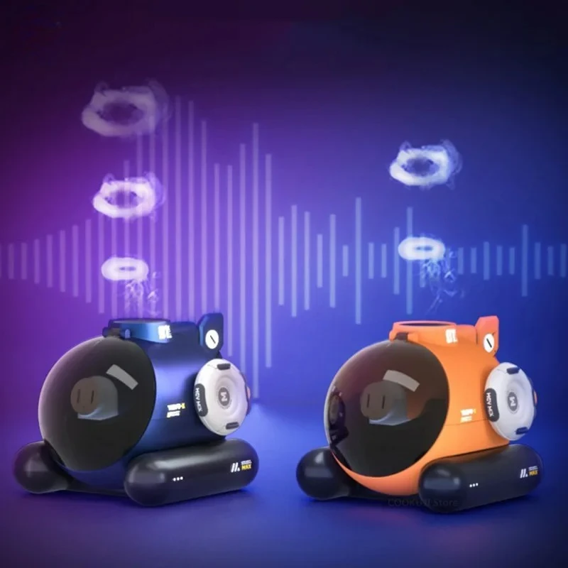Xiaomi-humidificador de anillo de inflado de humo, difusor de aromaterapia, purificador de aire de juego de marea, juguete de escritorio de oficina,