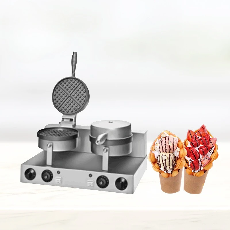 

Круглая яйцемашина с двойной головкой, квадратная вафельная печь, трансграничная прямая поставка, внешняя торговля, партия, вилка на заказ