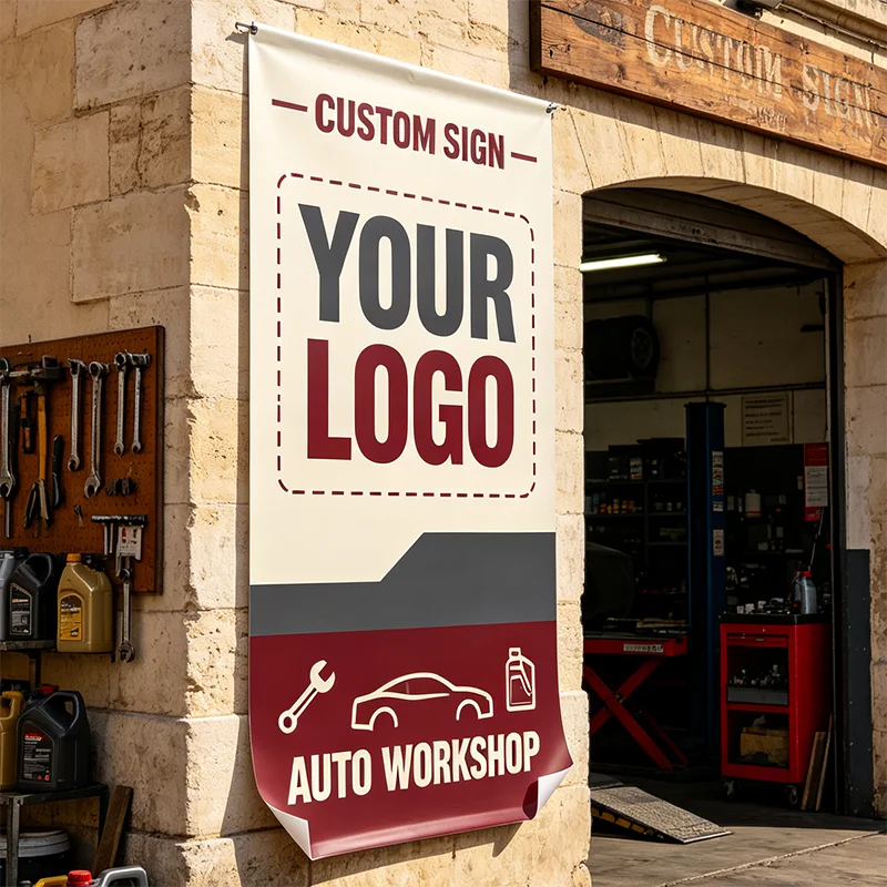 Any Size 100cm Custom Sticker - đánh giá và giá Auto Repair Shop Logo