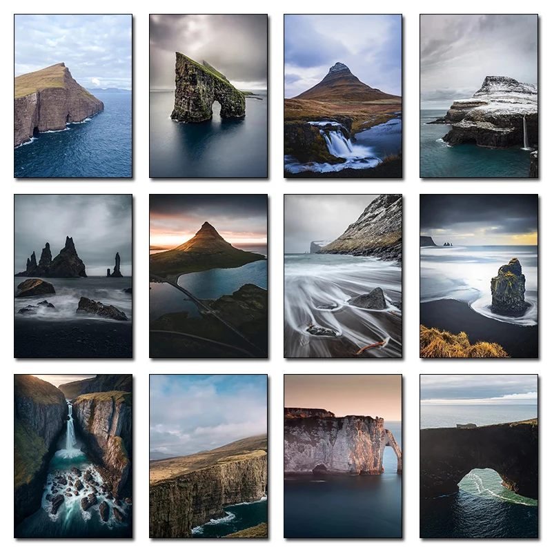Realistic Landscape Art Poster Canvas Printing Trend House Home Furnishings Decoration Aesthetics Natural Canvas Decoration G
