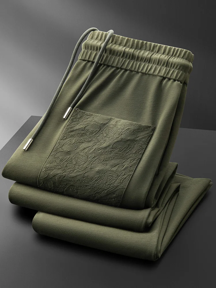 

High Quali Modal Sports Sweatpants Men's Straight Leg Casual Pants Comfortable Soft Fabric Summer Faion Casual Wear