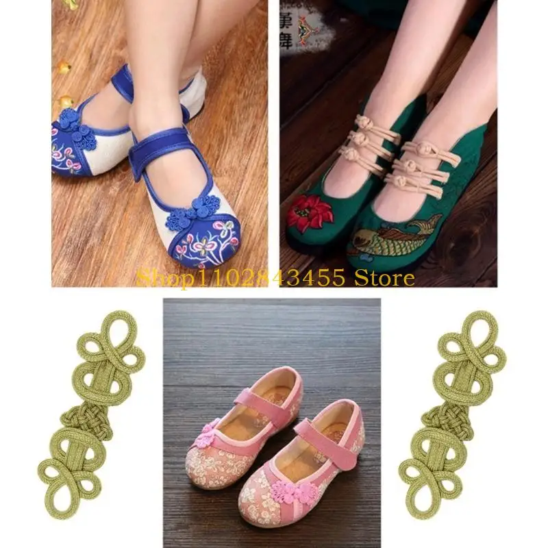 Botones rana 49MC para coser sujetadores, botones cierre Cheongsam chino para traje