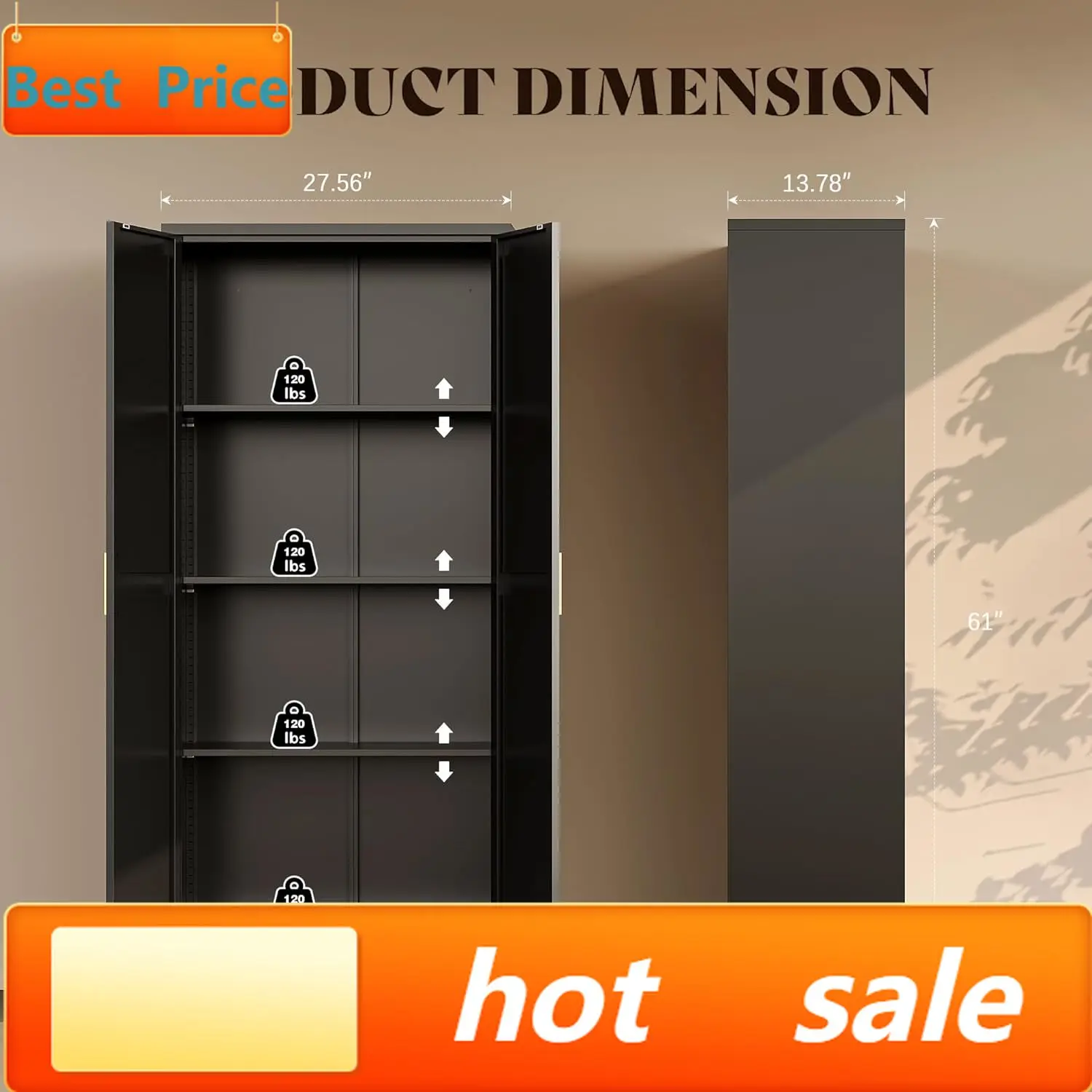 

Хит продаж: Черный кухонный шкаф-кладовка 61 дюйм с дверцами, черные шкафы для хранения, отдельно стоящий шкаф-кладовка, шкаф для хранения продуктов в стиле фермерского дома