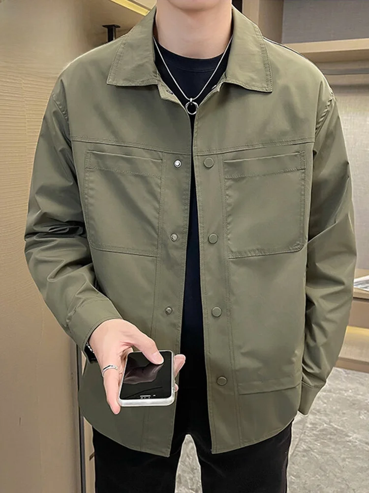 

Pierre Cardin Men's Casual Work Jaet Spring Autumn ket Detail Collared Outerwear Stand Fit Polyester/Nylon Cosite ...