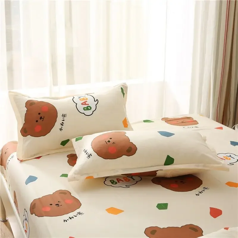 Minimalist Single Pillowcase Pair, 48x74cm, Premium Fabric, Lightweight, Great for Students, Couples, Year-Round Bedding