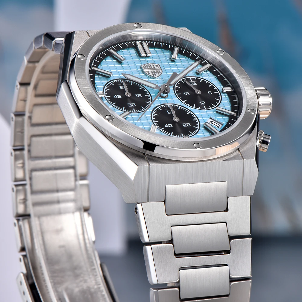 Nuovo 2025 RollsTimi Orologio da uomo al quarzo Orologi di lusso con specchio in zaffiro Orologio da polso sportivo impermeabile Regalo per uomo Orologi di design superiore