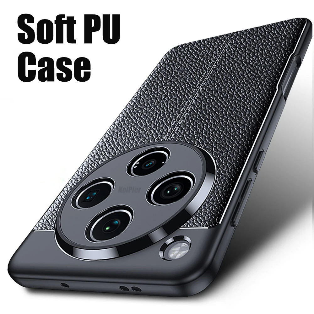 Classic Luxury Brand Original Shockproof Cover for OPPO FIND X8 PRO / FINDX8 5G Soft Leather Carbon TPU Mobile Phone Case