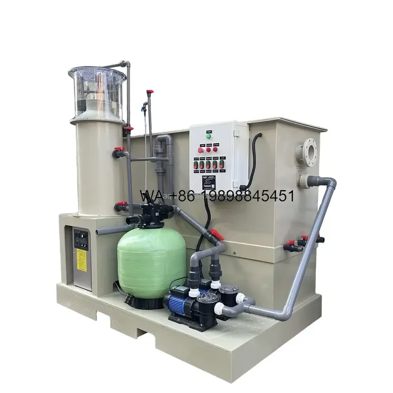 Wmwmnu All in One Recycling Aquaculture Filtration Skid Fish Farming RAS System Integrated Ras Filtration System