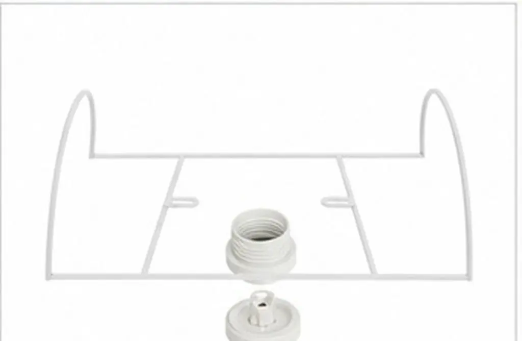 Iron DIY Lampshade Frame Corrosion Resistant Sturdy Wall Light Rack Simple Design Lamp Shade Bracket Light Accessory for Home