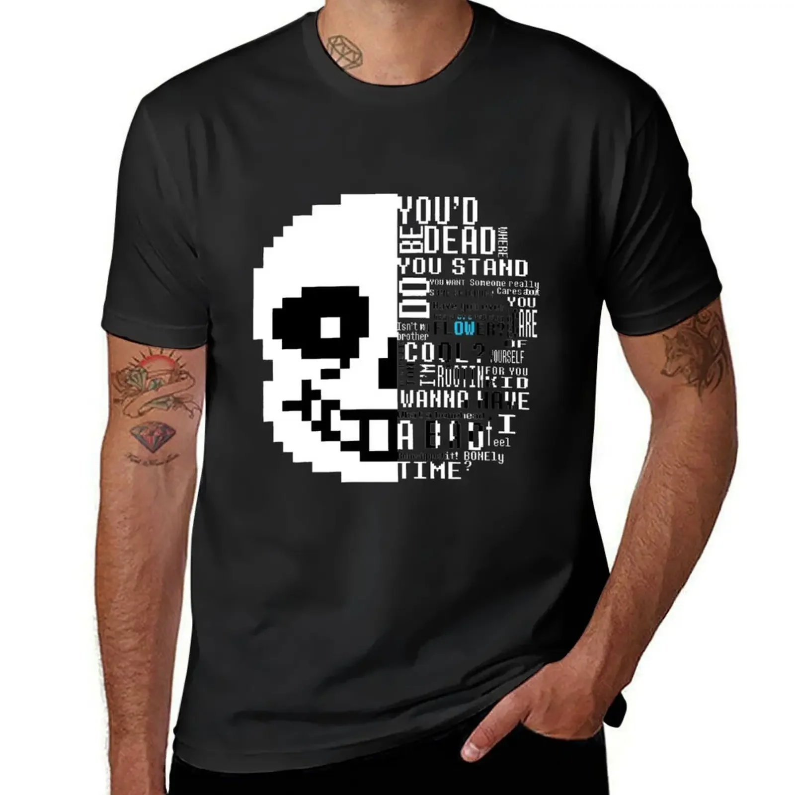 Undertale Sans Shirt T-Shirt hippie clothes heavyweights shirts graphic tees aesthetic clothes workout shirts for men