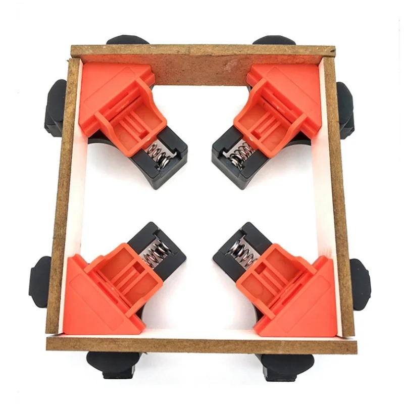 60° 90° 120°Clamps for Woodworking Corner Clip Set Right Angle Securing Spring Clip Strong Combination Corner Clamp Hand Tool