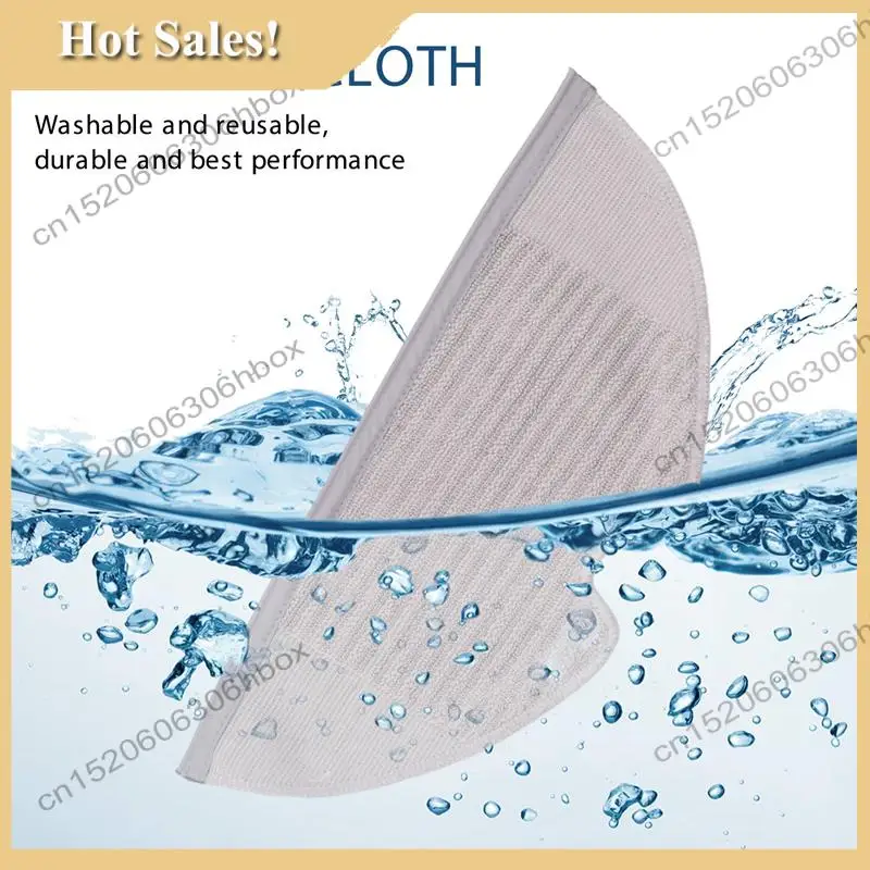 

-HOPE 4Pcs Mop Cloth For Xiaomi Mijia 1C Robot Vacuum Mop , Robotic Vacuum Cleaner Accessories Replacements