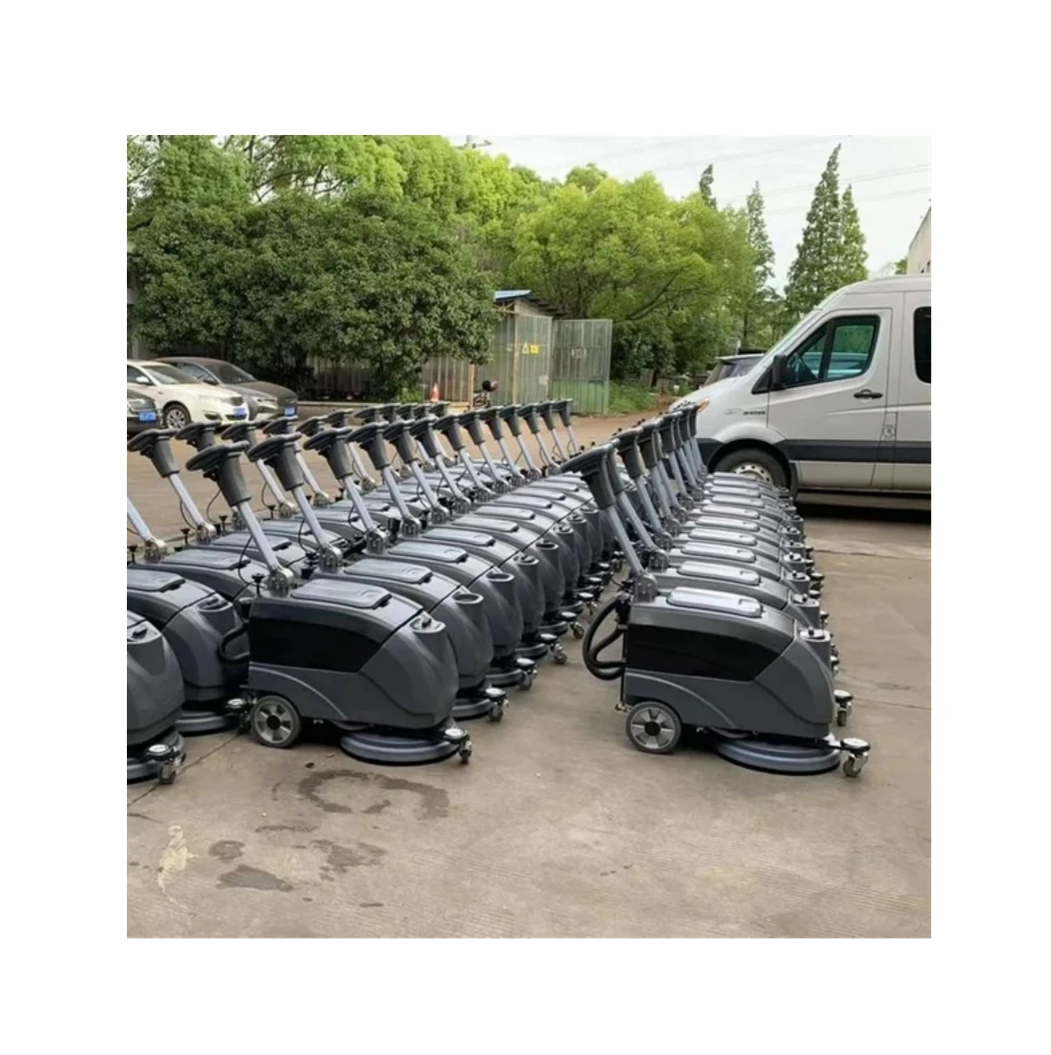 

Portable Hand Self-propelled Push Floor Scrubber Mini Walk Behind Floor Scrubber Small Floor Cleaning Machine