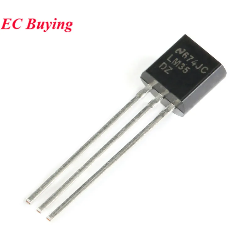 20Pcs/1pc LM35DZ/NOPB LM35DZ LM35 Centigrade TO-92 DS18B20 18B20 SMD Chip Precision Temperature Sensor CC6201TO