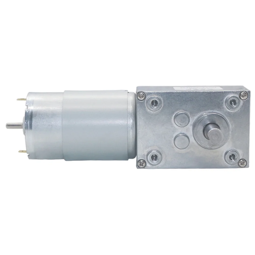 5840 555 DC Worm Gear Motor 12V 24V Forward And Backward Adjustable Speed Self Locking Turbo Worm Gear Motor Reducer Gearbox