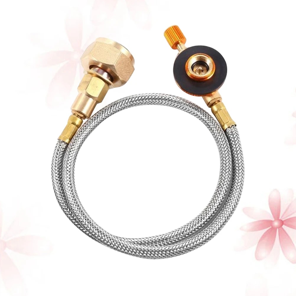 

High-Quality Gas Stove Tool Refill Adapter Flat Tin Conversion Valve Safe Inflation Lower Fuel Costs Outdoor Use