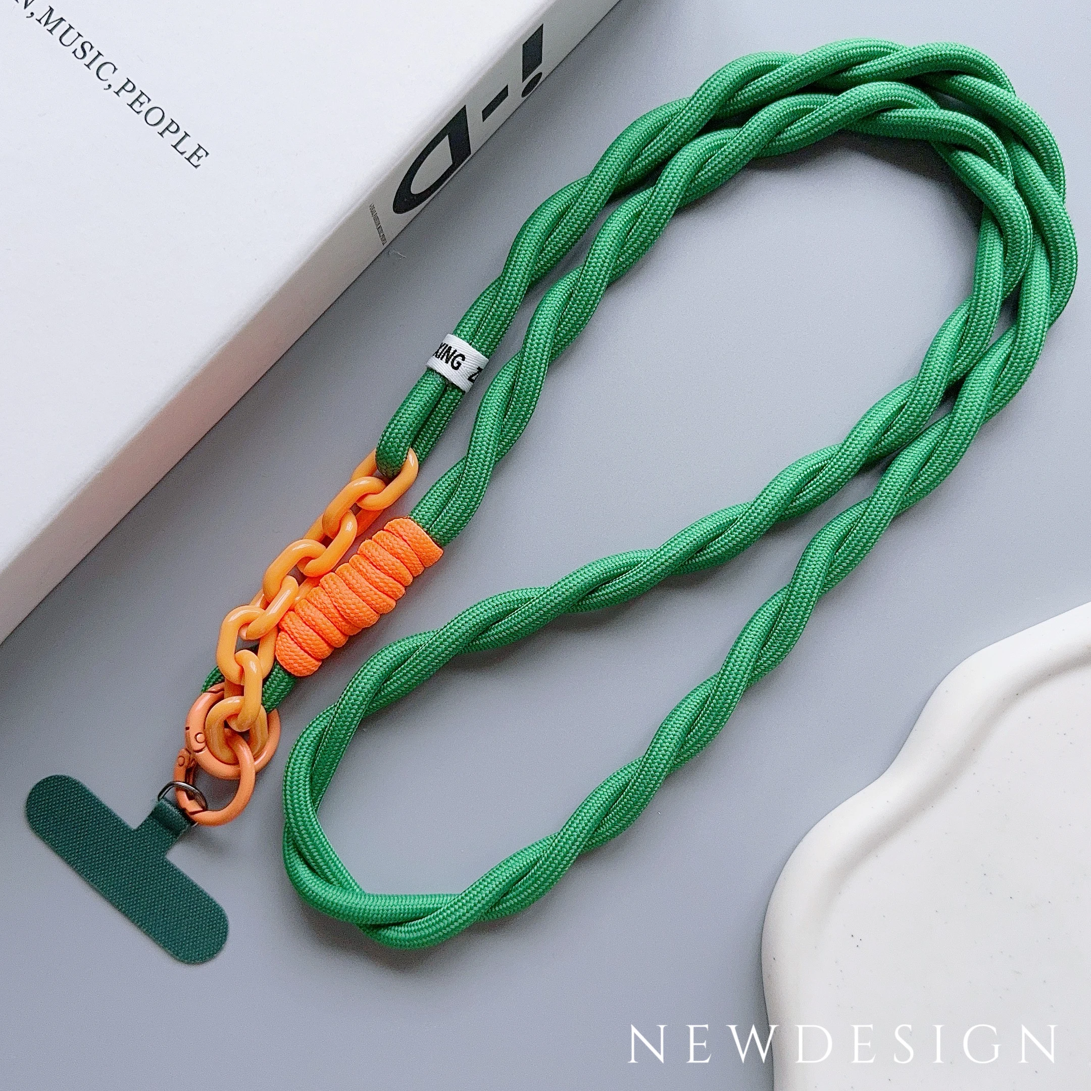 Cute Phone Lanyard, Universal Case Acrylic Crossbody Strap