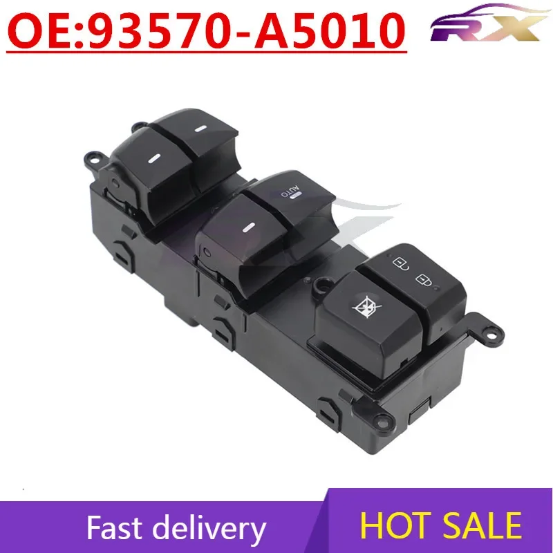NEW:93570-A5010 Power Window Master Control Switch For 20014-2016 Hyundai Elantra