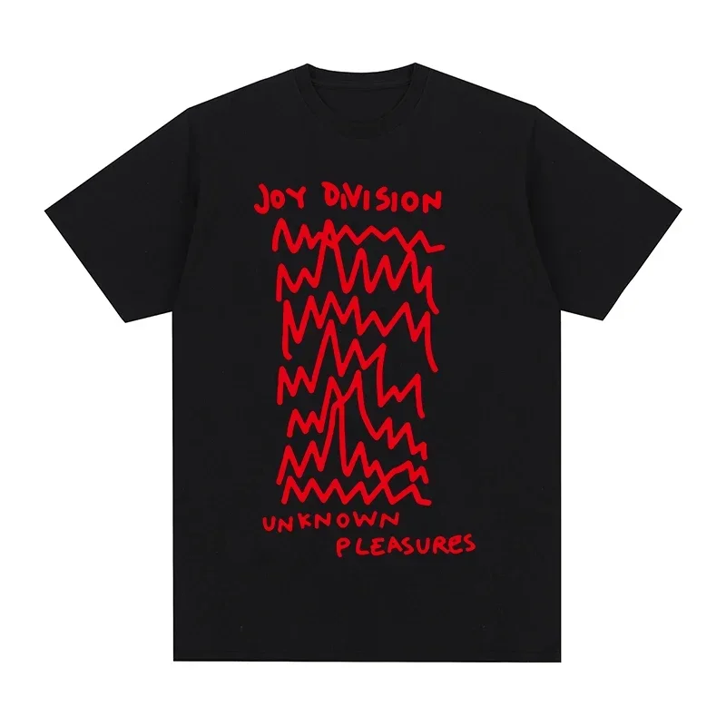 M Graph Short Sleeve Unknown Pleasures Joy Division 1979 silk T-shirt Cotton Men T shirt New TEE TSHIRT Womens Tops Unisex