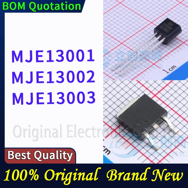 

20 шт./лот MJE13001 MJE13002 MJE13003 В наличии Оригинальные высококачественные