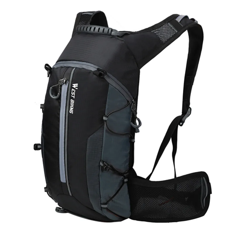 Saco de bicicleta impermeável, respirável mochila ciclismo, ultraleve bicicleta água saco, escalada ciclismo hidratação mochila, 10L