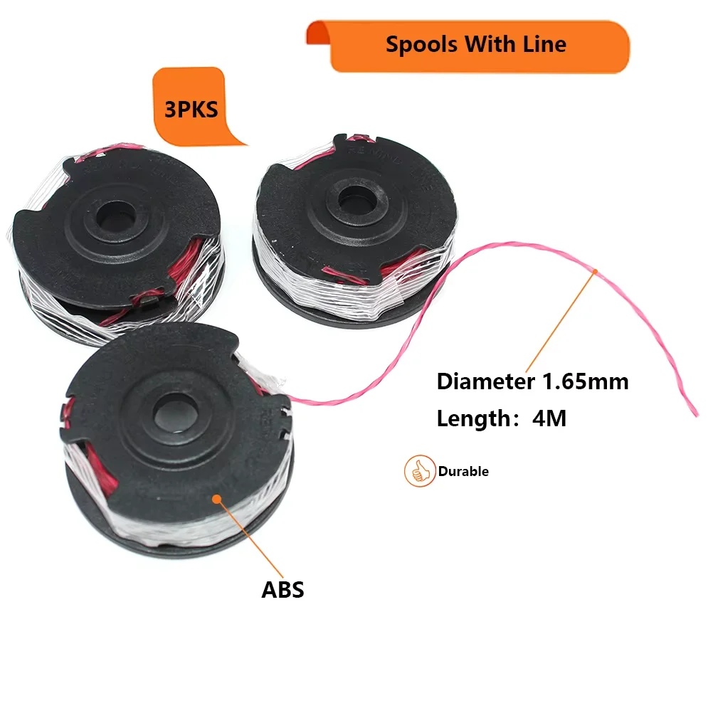 

Spool Line for Craftsman 358745460,Poulan EL 13 TNE, EL 15 TNE, Mini-trim Auto, TNE - 600, WE EL-13TNE, Weed Eater Mini Auto
