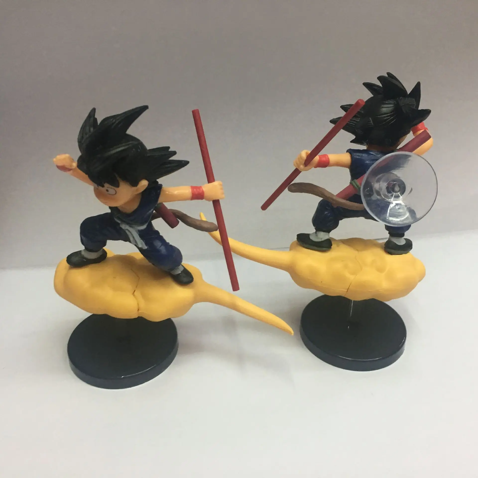 Anime Dragon Ball Figure 8CM children Flying Son Goku Toy Somersault Cloud Goku ornamenti per auto collezione di bambole decorazione regalo