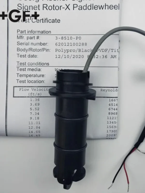 +GF+Signet3-8510-P0-8510-P1 Geïntegreerde roterende stroommetersensor