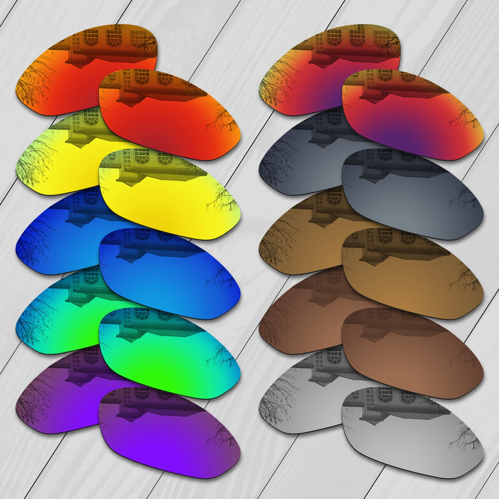 

ELuxonsight Polarized Enhanced Replacement Lenses for Oakley X Metal Penny Sunglasses - Varieties Colors