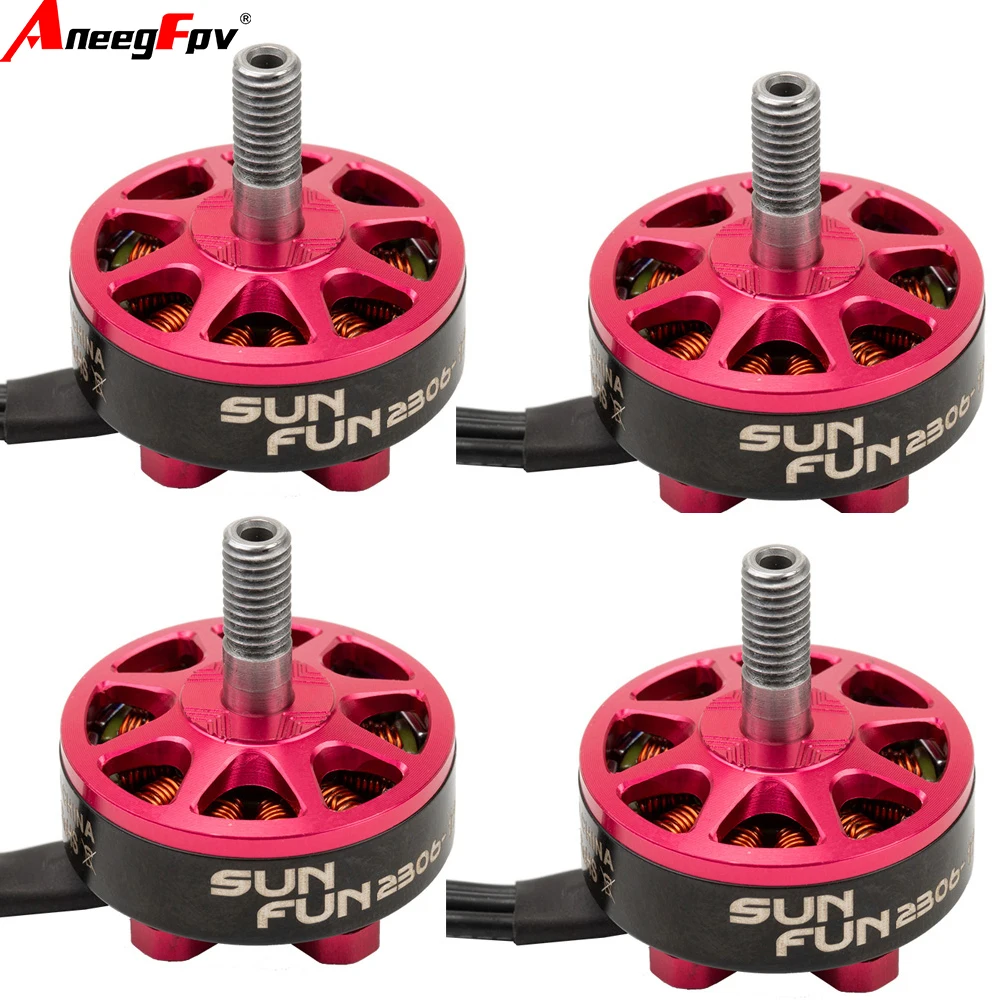 

1 шт. SUN FUN 2306 2500KV/1750KV CW Thread 4-6S бесщеточный двигатель для RC FPV Racing Drone Quadcopter запасные части