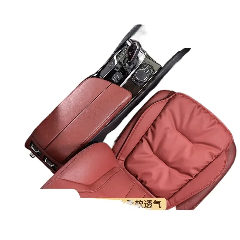 Car seat cushion, warm in winter, high-end anti-fouling leather, car seat butt seat cushion, universal in all seasons