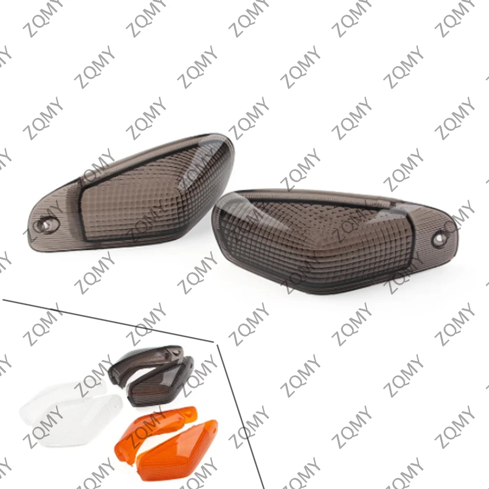 1Pair Motorcycle Front Turn Signal Lamp Indicator Light Lens Shell For Kawasaki ZZR400 1993-2003 For ZZR 600 1993-2008