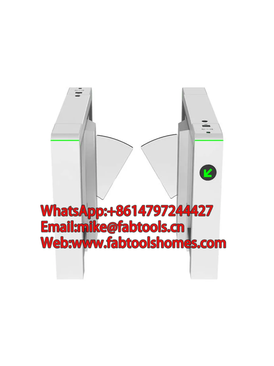 Sliding Gate Turnstile With Rfid Card Reader High-quality Pedestrian Sliding Gate Full Automatic Facial Recognition