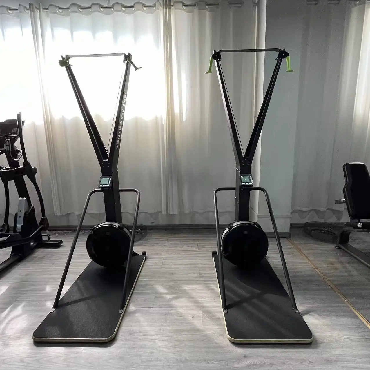Black Air Ski Machine for Home And Gym Mechanical Cardio Fitness Equipment with Adjustable Exercise Resistance 2026
