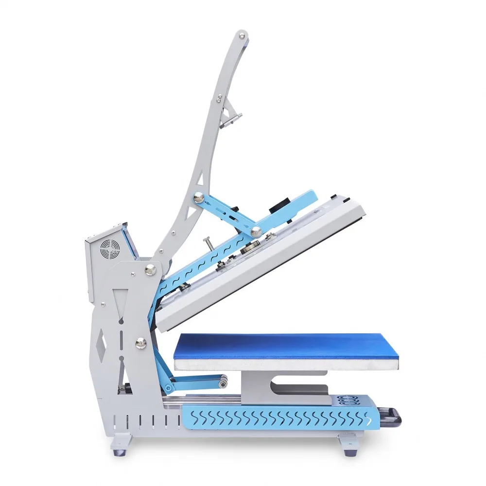 

Semi-automatic high pressure flat bronzing machine Manual clothing bronzing drilling Industrial clothing equipment