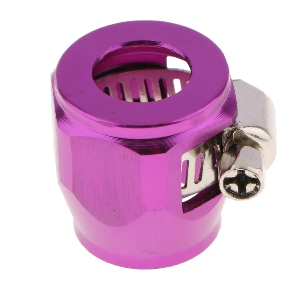 Fuel Hose Line End Cover Clamp Finisher Adapter Fitting Clip AN8