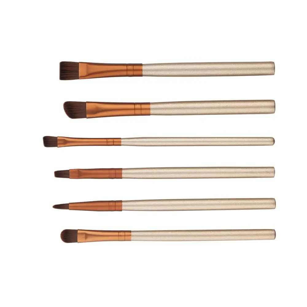6x Cosmetic Make-up Brushes Face Powder Blush Foundation Kabuki Set
