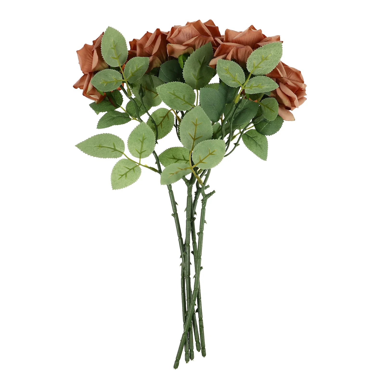 

5pcs Artificial Rose Fake Decor Simulated Roses for Home Office Wall Decoration Flower Arrangement Vintage Style Simulation